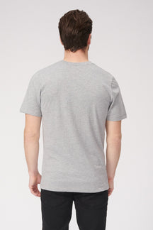 T-shirt Vneck de base - Oxford Gray