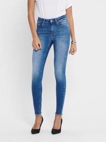 Blush Midsk Jeans - Medium Blue