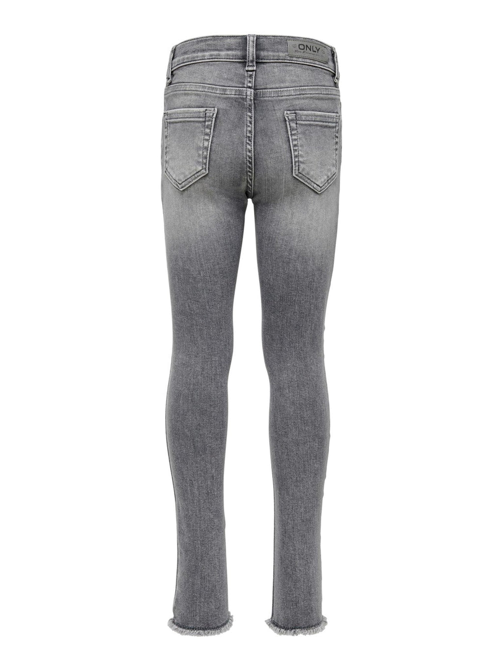 Jeans skinny rougis - denim gris