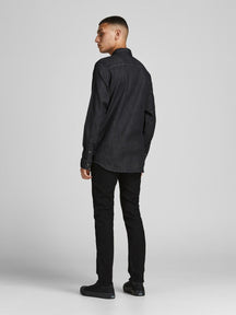 Brook Denim Shirt - Denim noir