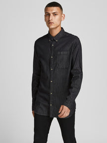 Brook Denim Shirt - Denim noir