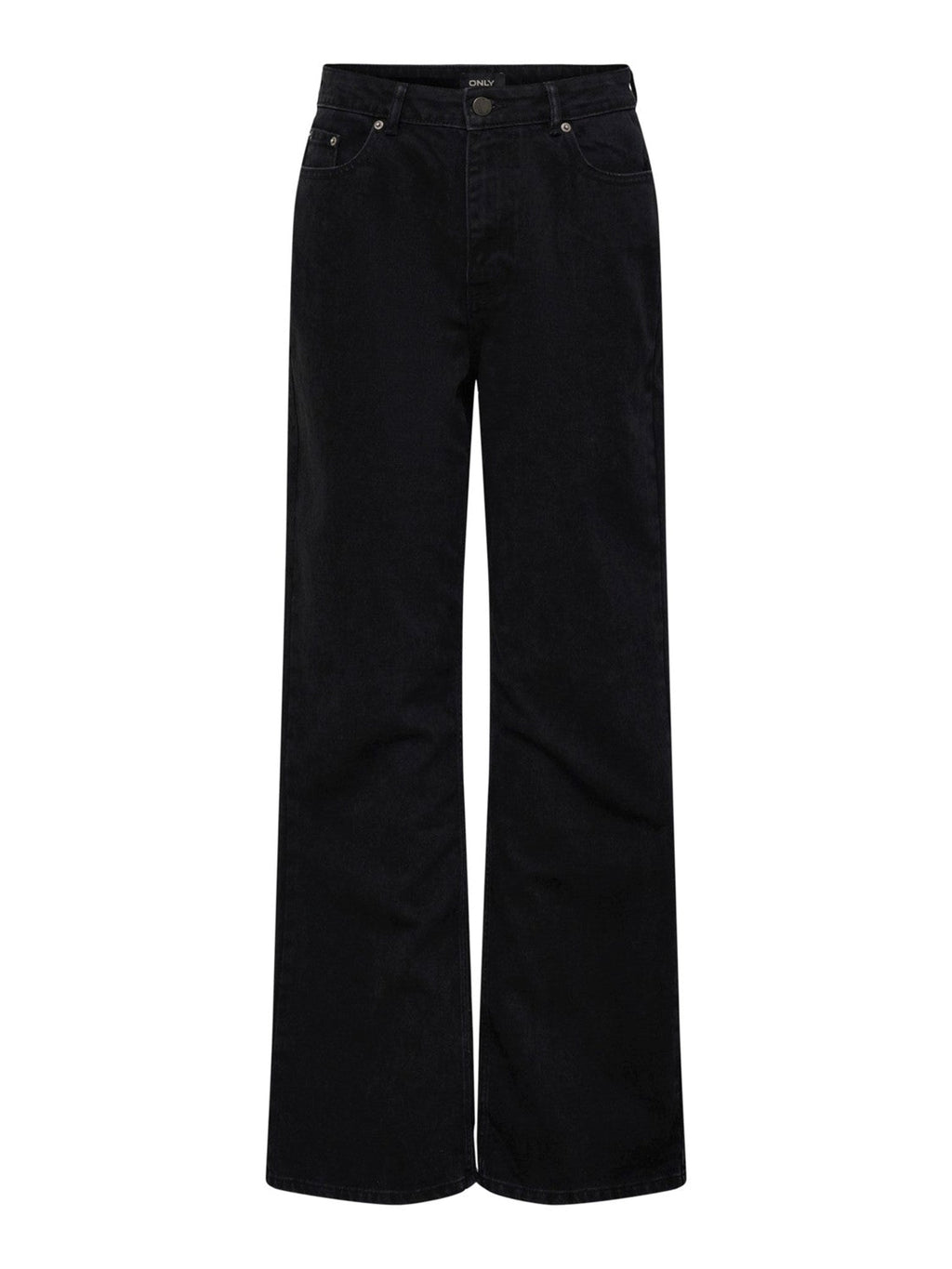 Camille Wide Leg Jeans - Black Denim