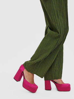 Carrie Wide Pants - Rifle Green - TeeShoppen Group™ - Pants - Vero Moda