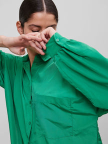 Chrilina Oversadized Shirt - Simple Green