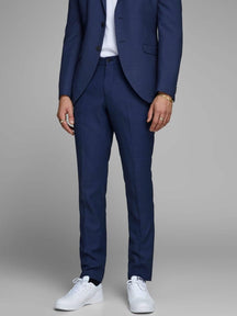 Pantalon de costume classique Slimfit - bleu médiéval