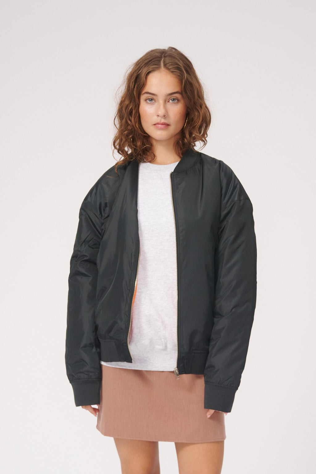 Clay Bomber Women Jacket - Black