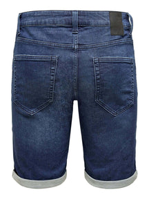 Shorts en jean - denim bleu