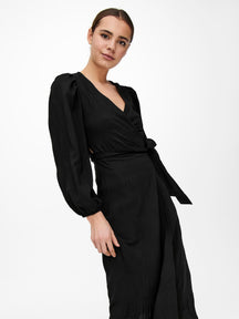 Dion Wrap Robe - Black