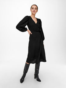 Dion Wrap Robe - Black