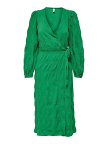 Dion Wrap Dress - Green