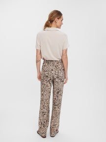 Pantalon large facile - poivre blanc