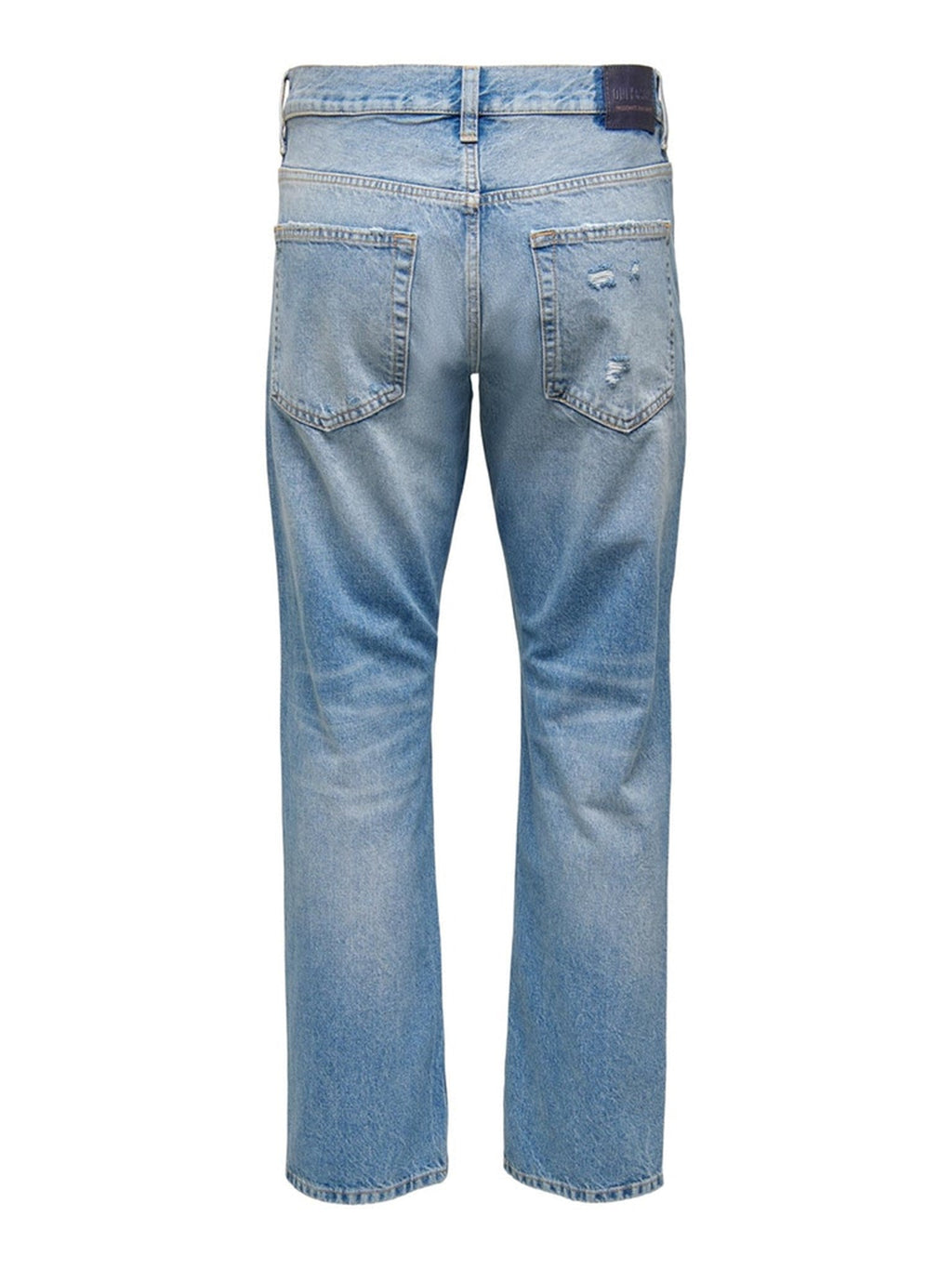 Edge Loose Jeans - Light Blue Denim