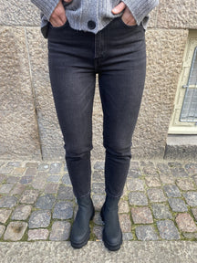 Jeans à taille Emily High - Denim noir