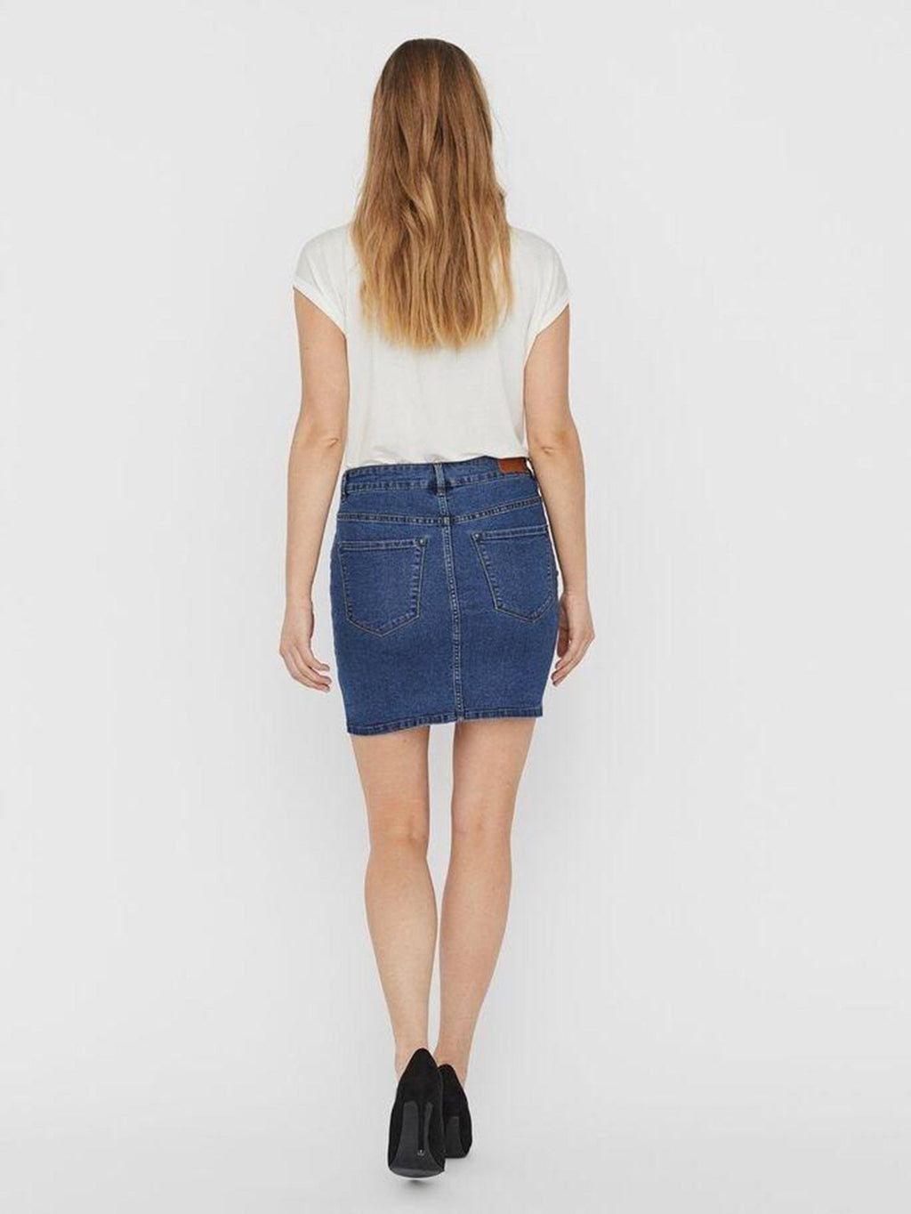 Hot Seven Skirt - Blue Denim