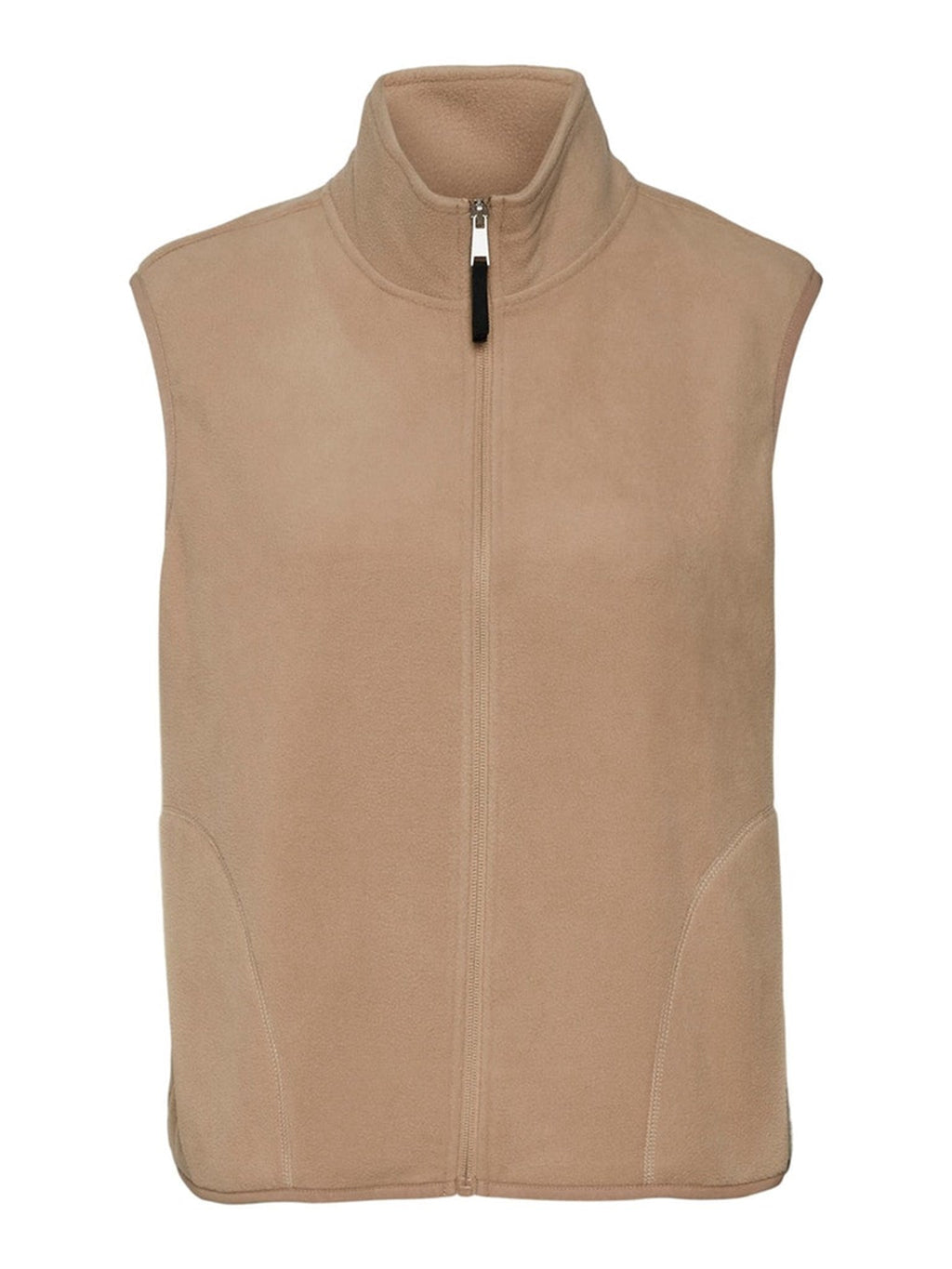 Gilet de manteau de taille ilsa - vison argenté