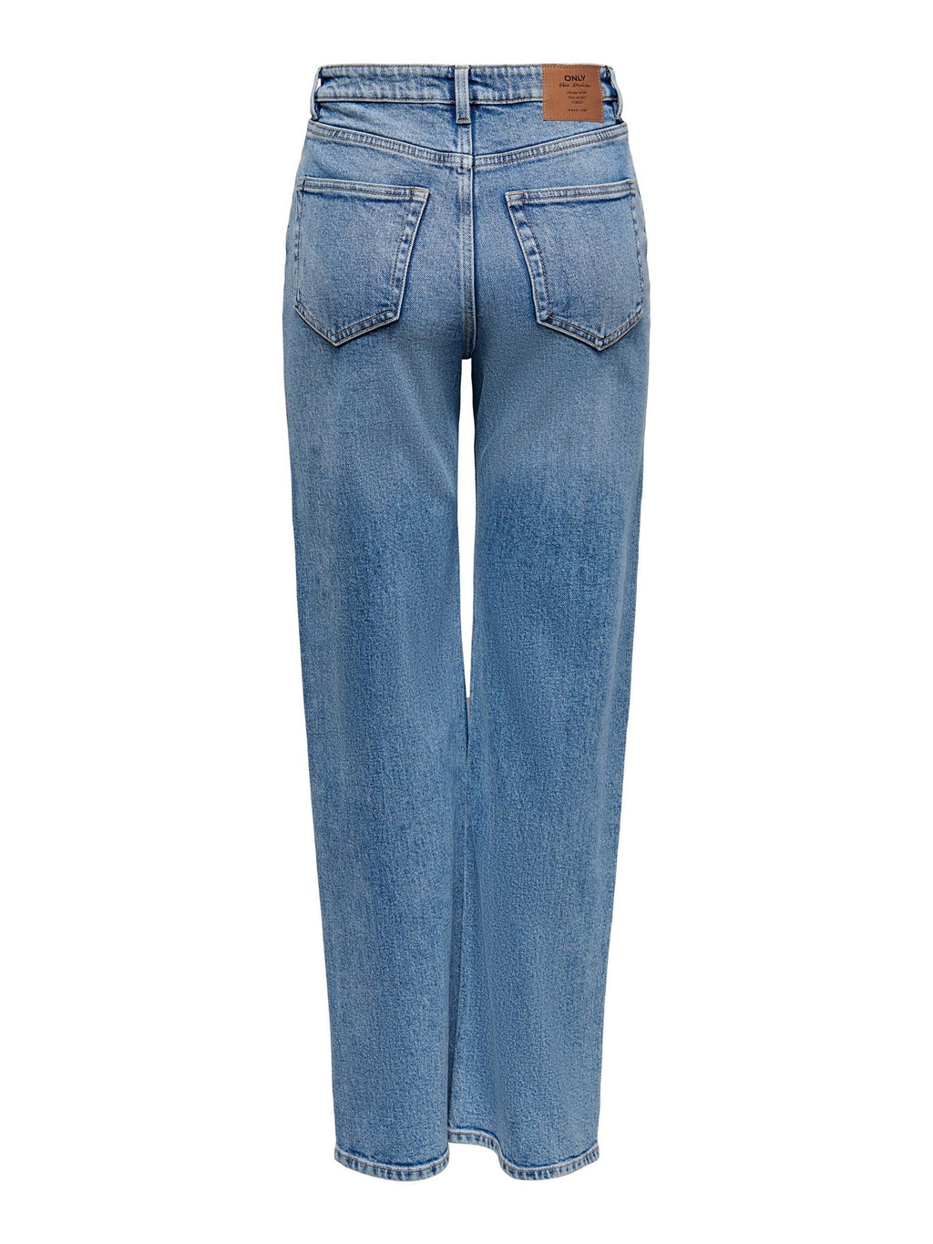 Jean juteux (jambe large) - bleu denim