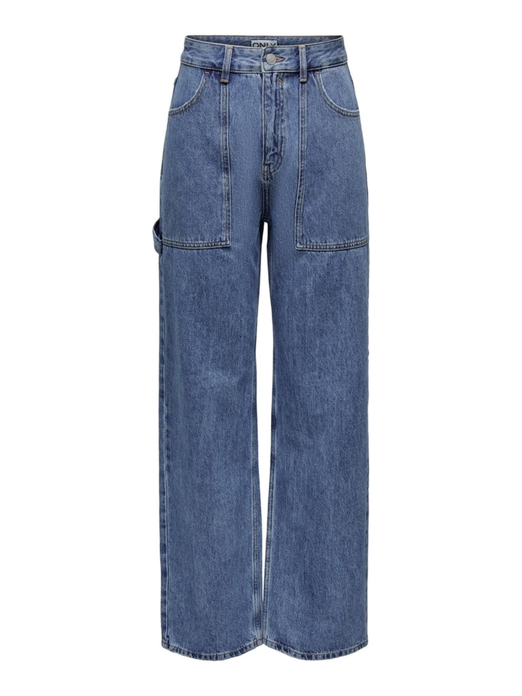 Jeans large kirsi - denim bleu moyen