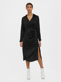 Kleo Calf Dress - Black