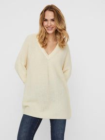 Pull en tricot du Leanna - bouleau