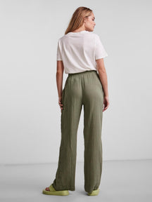 Lelou highwaist pants - Sea Spray