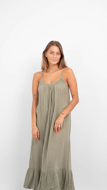 Lelou Slip dress - Sea Spray