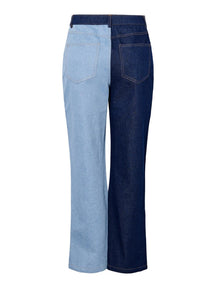 Lena Denim Straight Bukser - Denim bleu clair