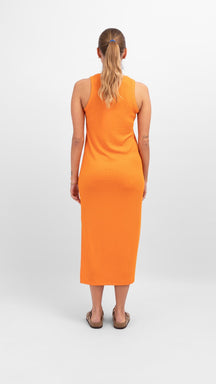 Robe d'été de ligne - Persimmon Orange