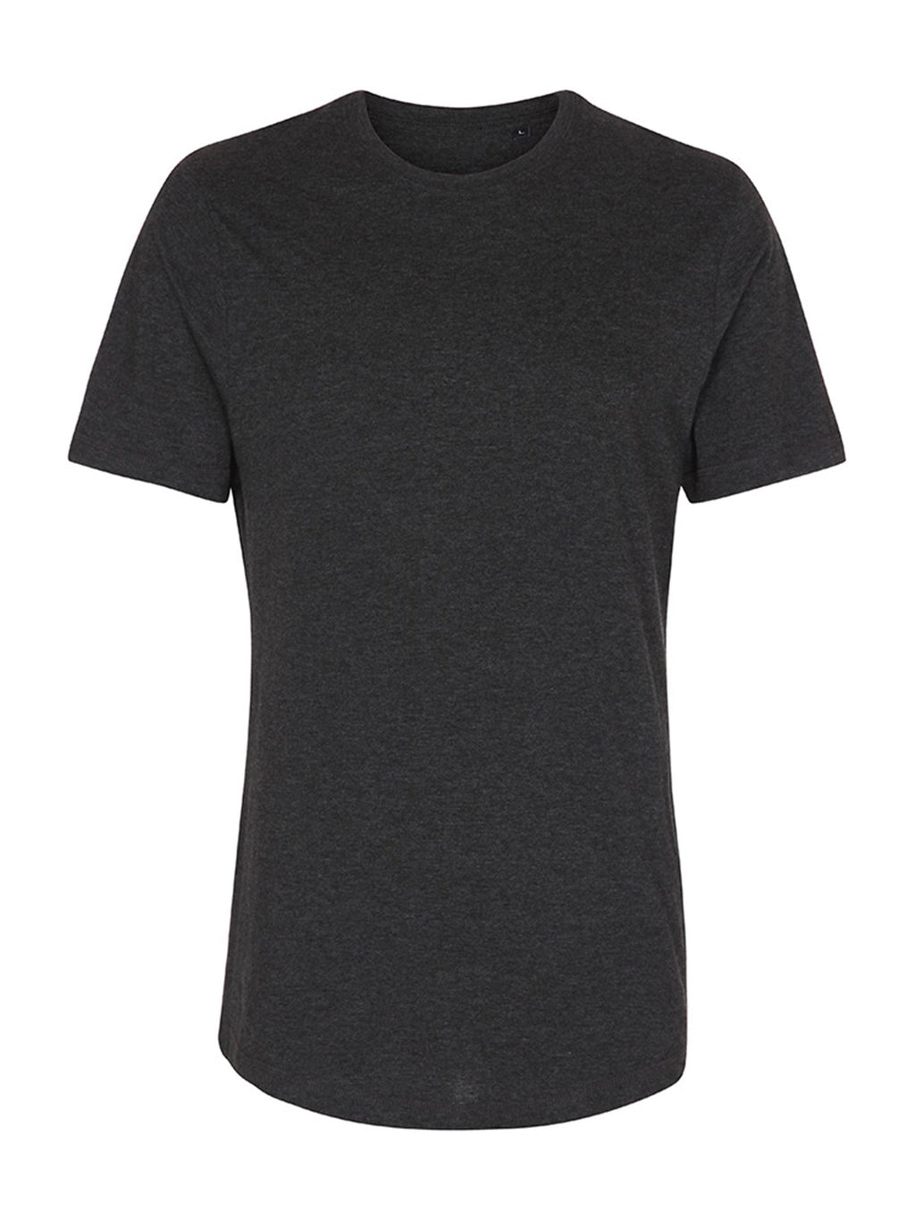 T-shirt long - mélange gris foncé