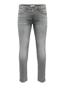 Loom Slim Grey Jeans - Grey