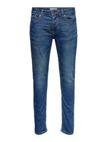 Loom Stretch Jeans - Blue denim