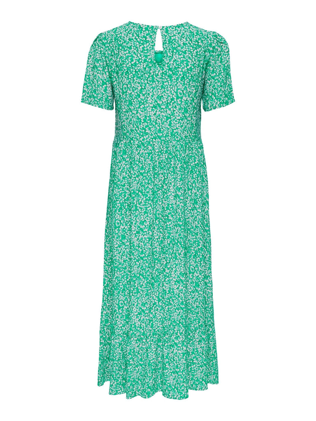 Robe midi malle - vert floral