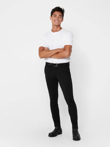 Mark Pants - noir (pantalon extensible)