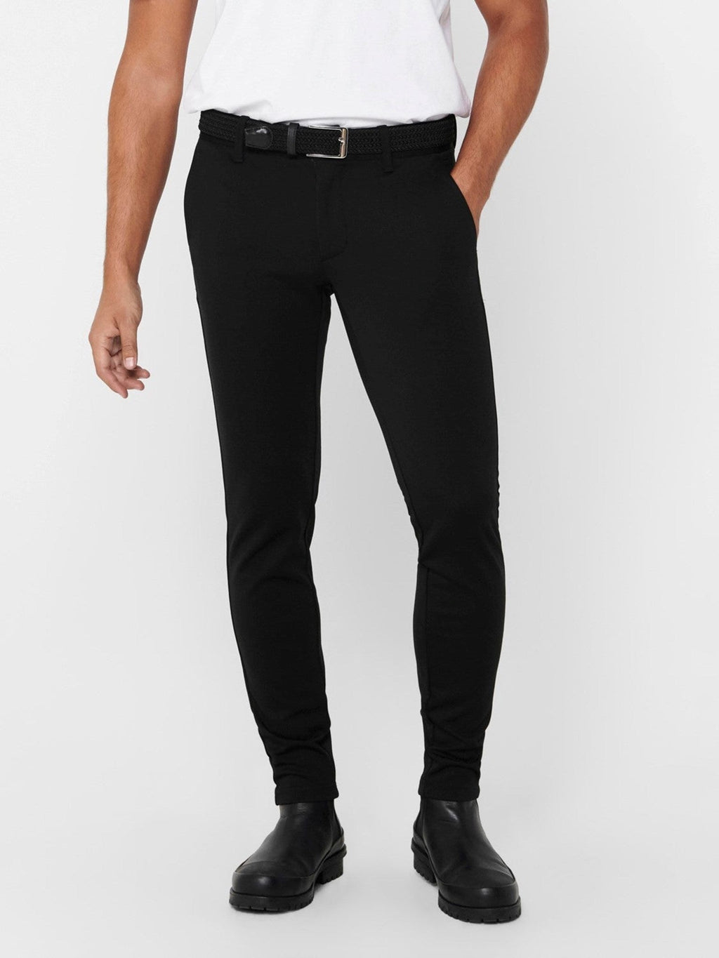 Mark Pants - Black (stretch pants)