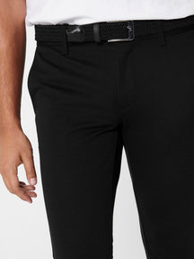 Mark Pants - noir (pantalon extensible)