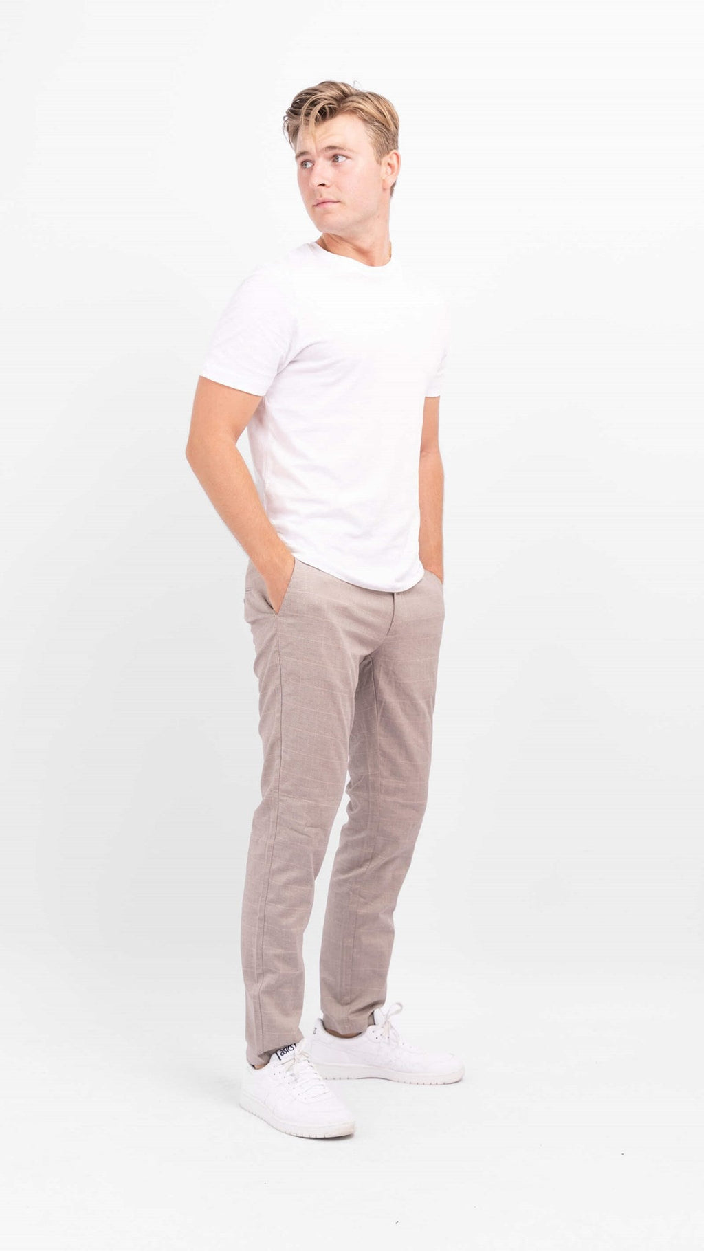 Mark Pants Checkered - Beige