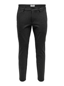 Mark Pants - Gris foncé (pantalon extensible)