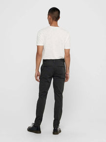 Mark Pants - Gris foncé (pantalon extensible)