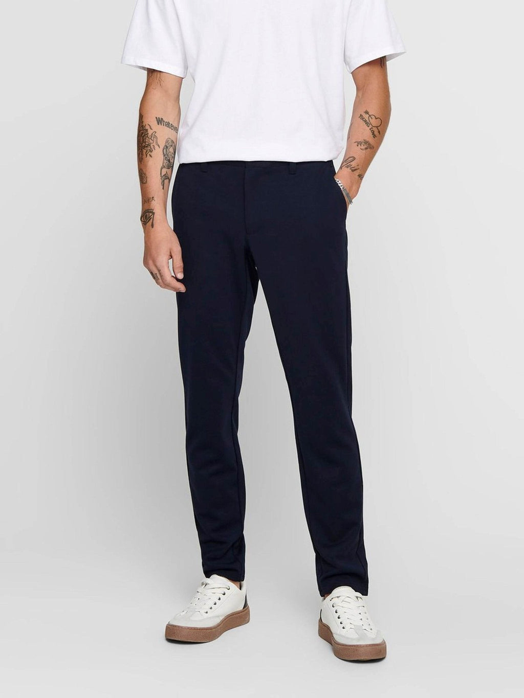 Mark Pants - Marine (pantalon extensible)