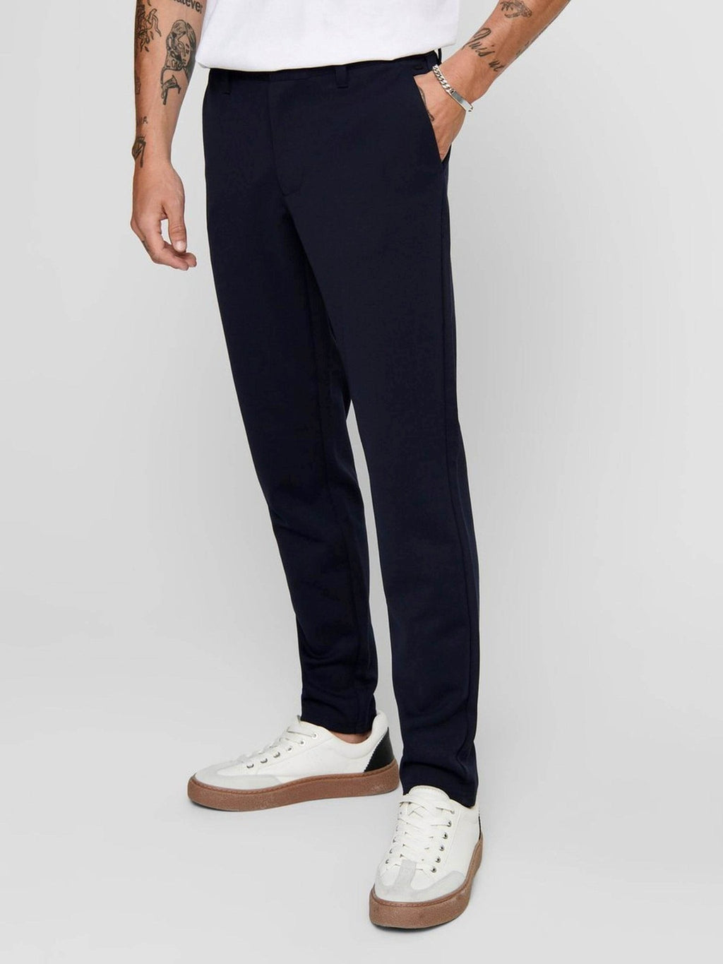 Mark Pants - Marine (pantalon extensible)