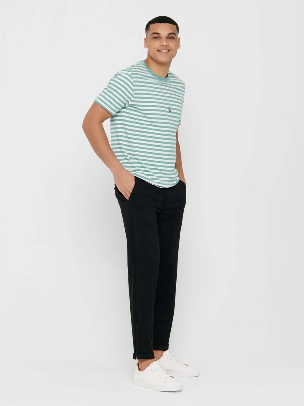 Mark Pants Side zip - Black