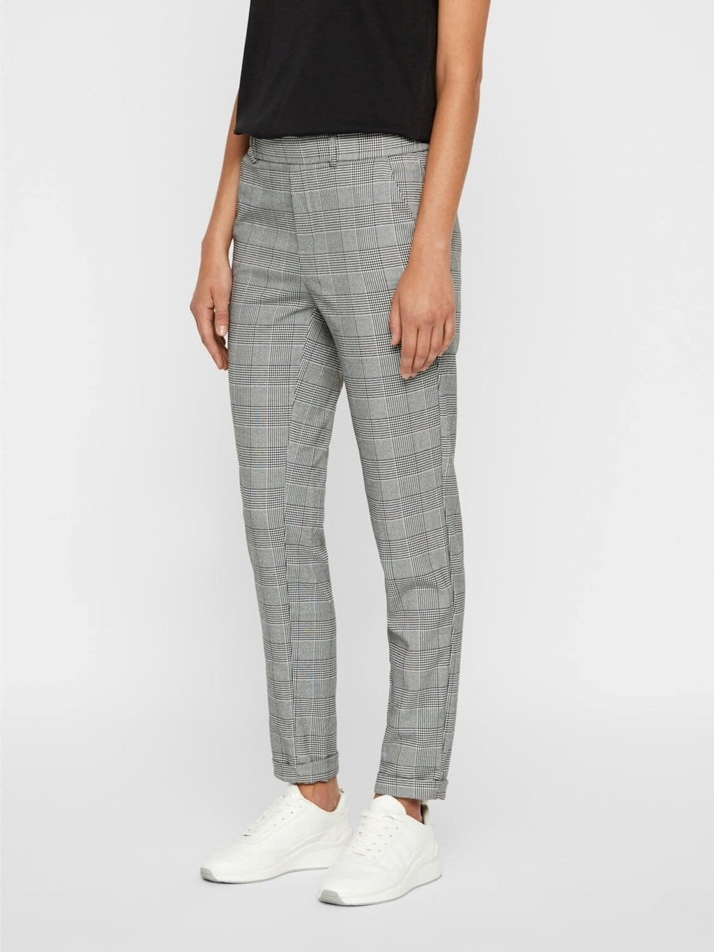 Maya Pants with dice - Gray / White