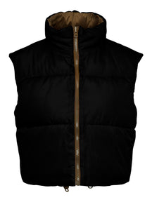 Nadia Bref Puffer Vest - Black