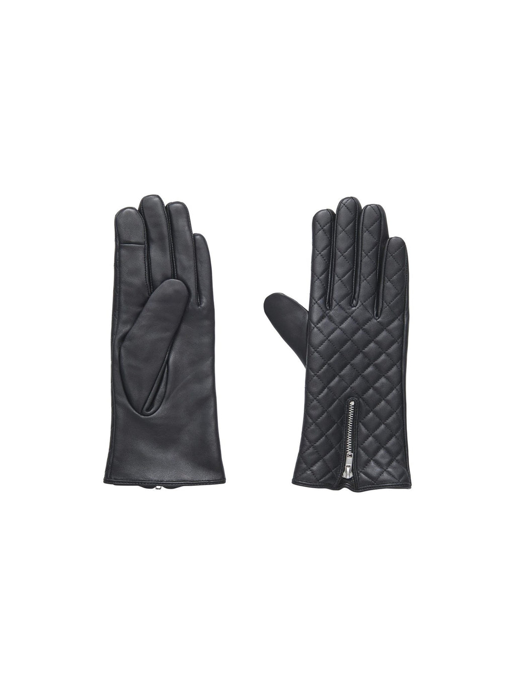 Gants en cuir Nastina - Noir