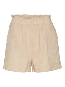 Natali High Waist Shorts - Irish Cream