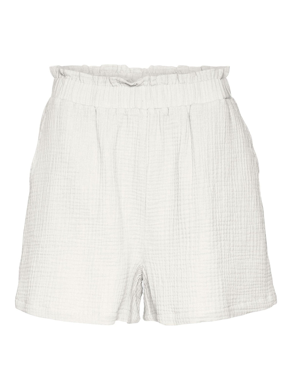 Natali High Waist Shorts - Snow White