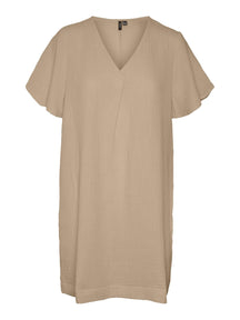 Natali Nia Mini Robe - Crème irlandaise