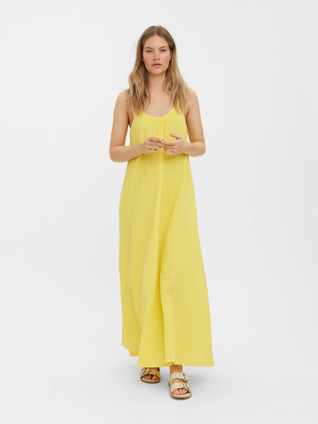 Natali Singlet Dress - Jaune