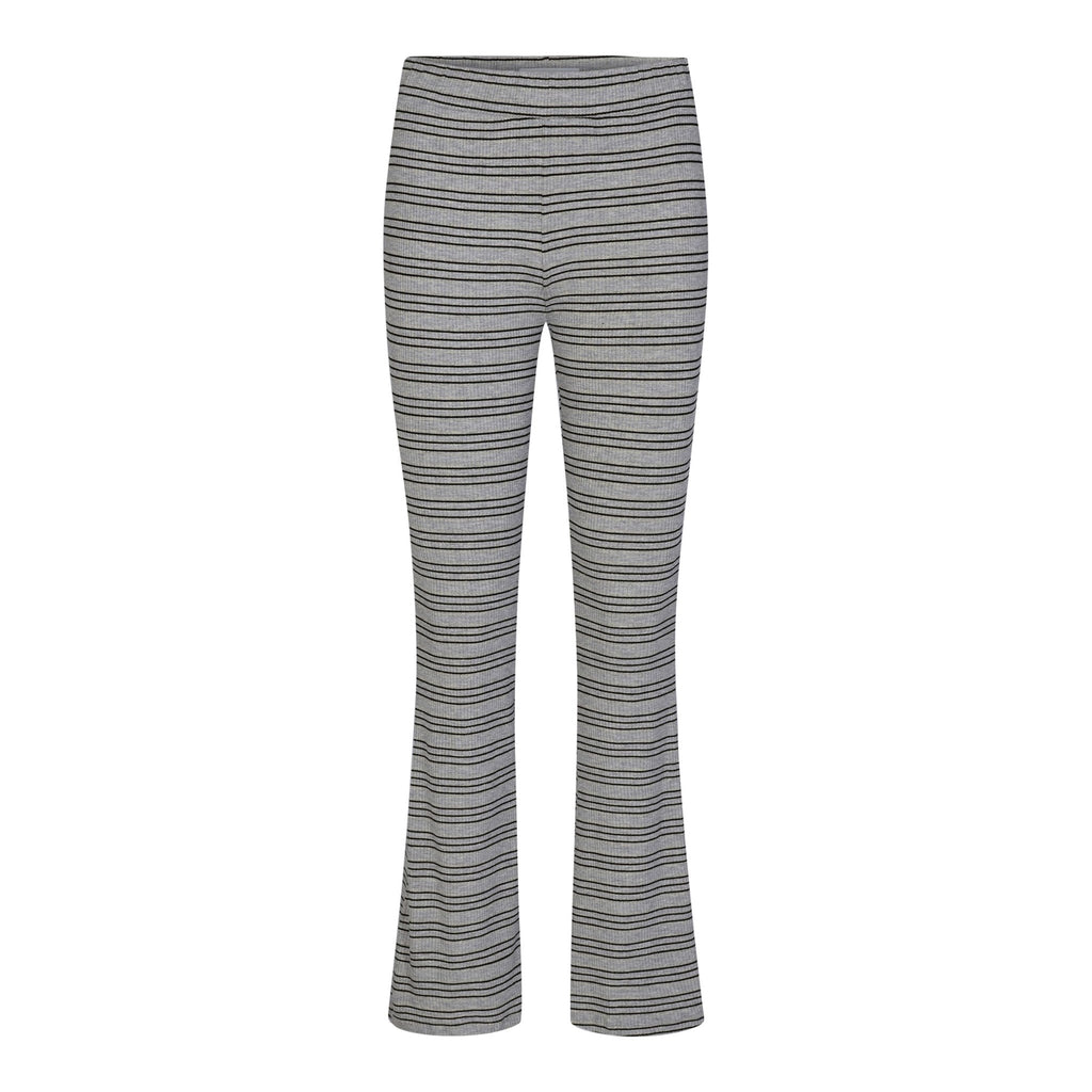 Natalia Flair Pants - Grey Gold Lurex