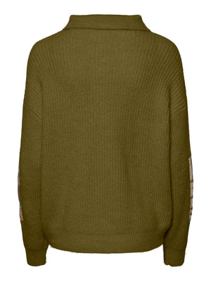 Naura Strik - Fir Green - TeeShoppen Group™ - Knitwear - PIECES