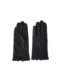 Gants en cuir Navia - Noir